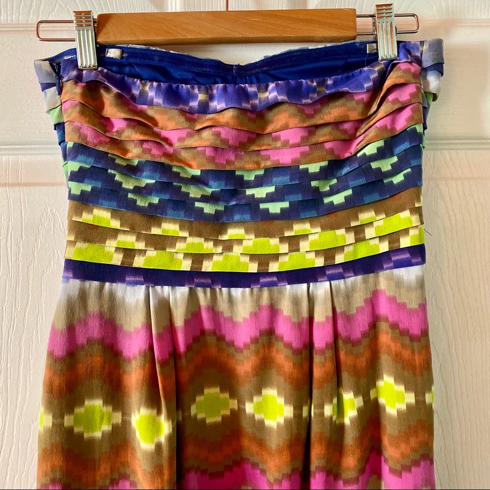 Charlie Jade Multicolor Silk Cocktail Dress - Picture 6 of 9